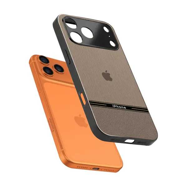 Beige_Textured_Phone_Case_With_Black_Gold_Stripe