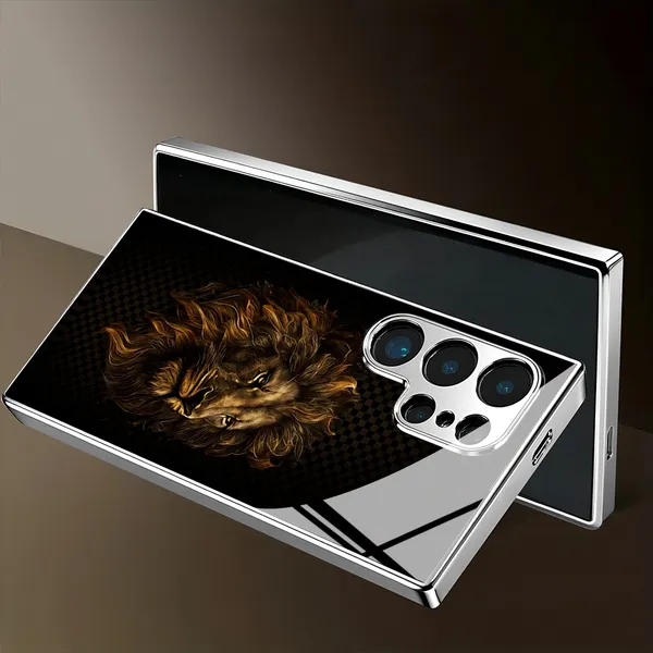 Black_Lion_Print_Hard_Phone_Case_for_Smartphones