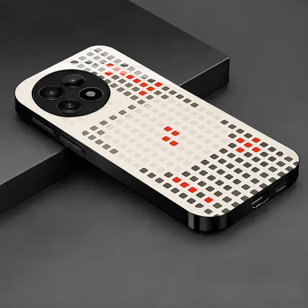 White_Pixel_Art_Phone_Case