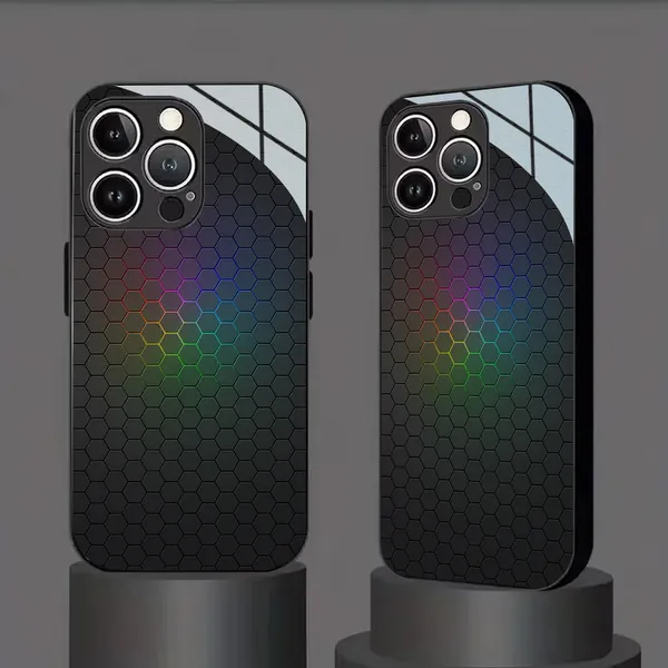 Black_Honeycomb_Pattern_Phone_Case