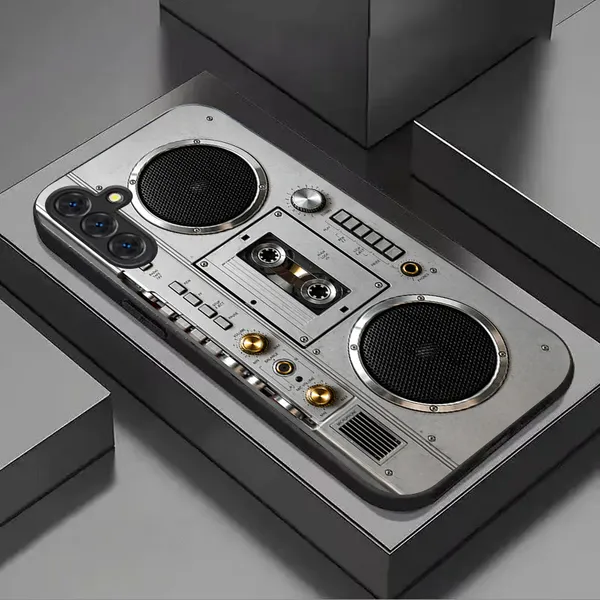 Silver_Retro_Boombox_Phone_Case_for_Smartphones