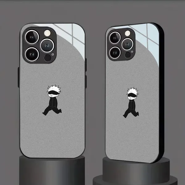 Grey_Anime_Print_Phone_Case_for_iPhone