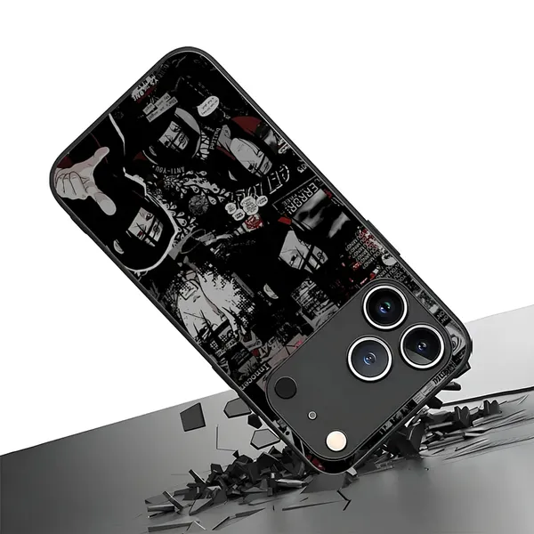 Black_Anime_Collage_Printed_Phone_Case