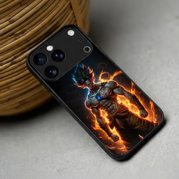 Black_Anime_Warrior_Printed_Phone_Case
