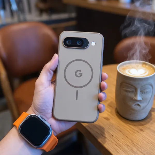 Beige_Magnetic_Ring_Phone_Case