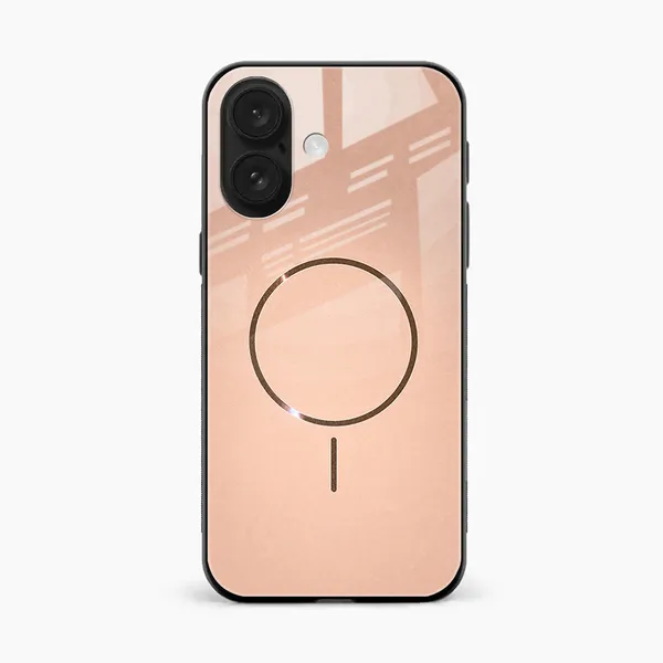 Peach_Transparent_Magnetic_Phone_Case