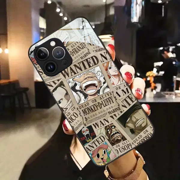 Anime_Wanted_Poster_Print_Black_Edge_Phone_Case