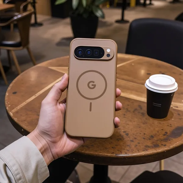 Beige_Magnetic_Ring_Phone_Case