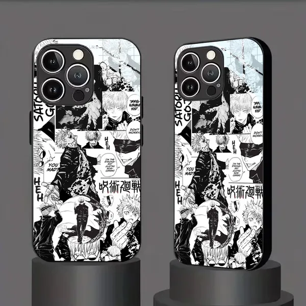 Black_Manga_Print_Protective_Phone_Case