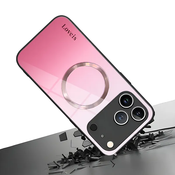 Pink_TPU_Magnetic_Ring_Phone_Case_for_Smartphones