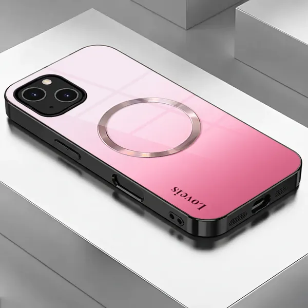 Pink_TPU_Magnetic_Ring_Phone_Case_for_Smartphones