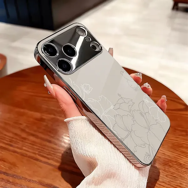 Clear_Floral_Print_Phone_Case_for_iPhone