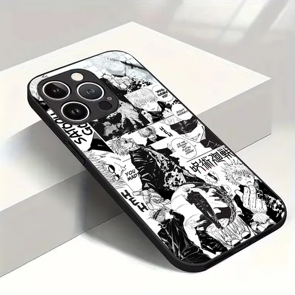 Black_Manga_Print_Protective_Phone_Case