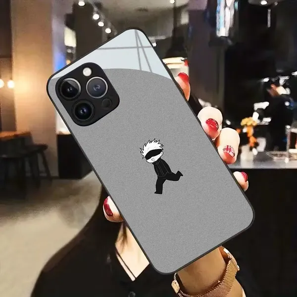 Grey_Anime_Print_Phone_Case_for_iPhone