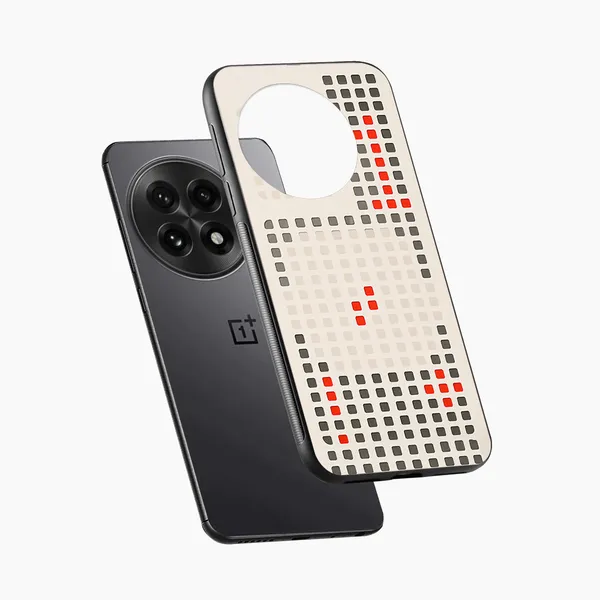 White_Pixel_Art_Phone_Case