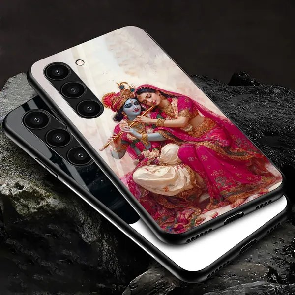 Krishna_Radha_Printed_Smartphone_Case_With_Black_Bumper