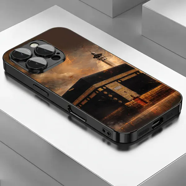 Glossy_Kaaba_Print_Drop_Proof_Phone_Case_For_iPhone_And_Android