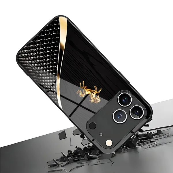 Black_Horse_Print_Textured_Phone_Case