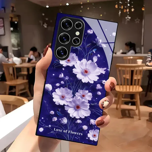 Purple_Floral_Printed_Phone_Case