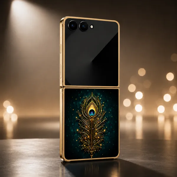 Gold_Peacock_Print_Protective_Phone_Case