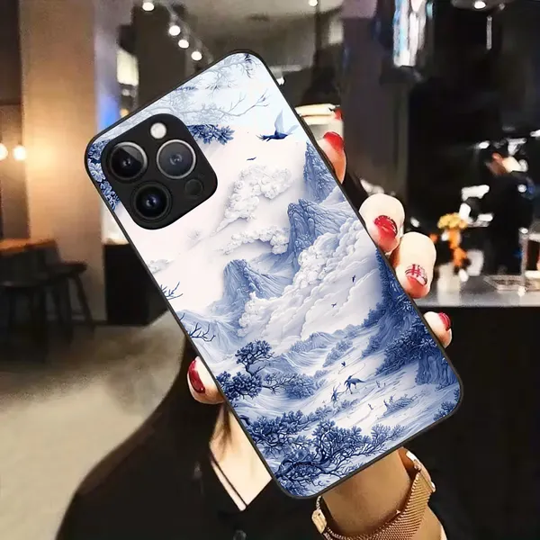 Blue_White_Scenic_Printed_Phone_Case
