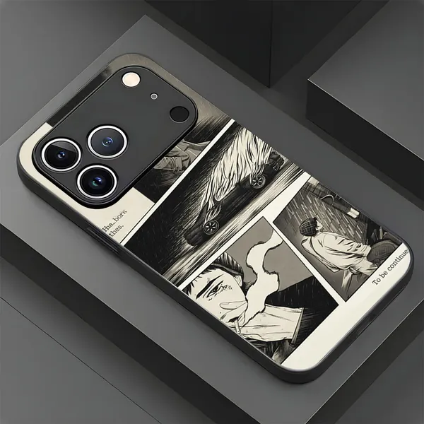 Black_Comic_Print_Phone_Case