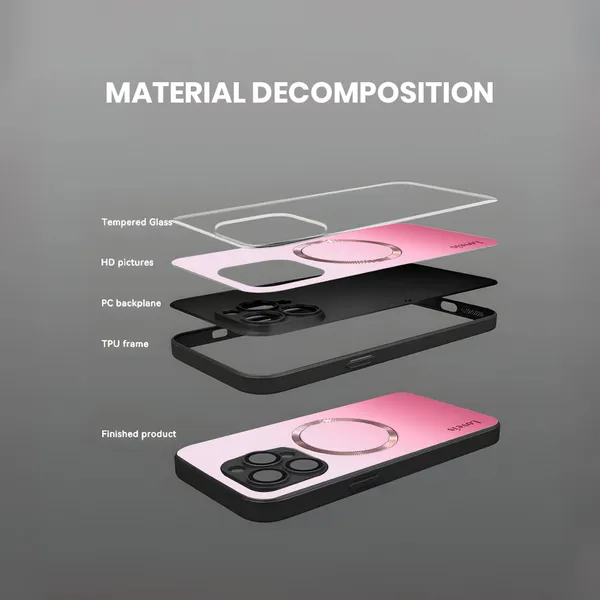 Pink_TPU_Magnetic_Ring_Phone_Case_for_Smartphones