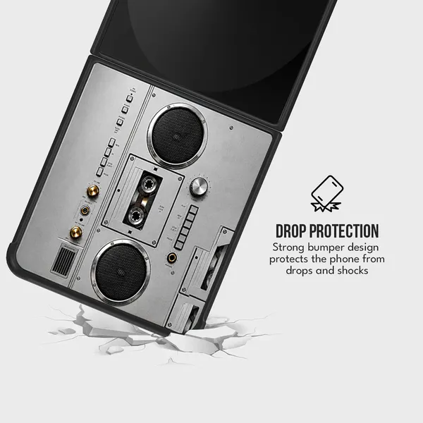 Silver_Retro_Boombox_Phone_Case_for_Smartphones