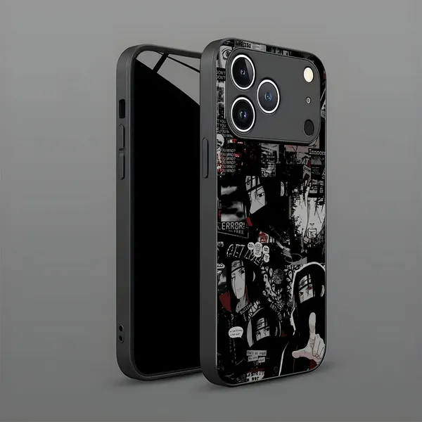 Black_Anime_Collage_Printed_Phone_Case