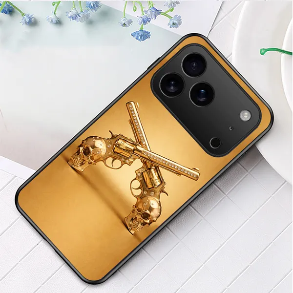 Gold_Decorative_Hard_Phone_Case_for_Smartphones