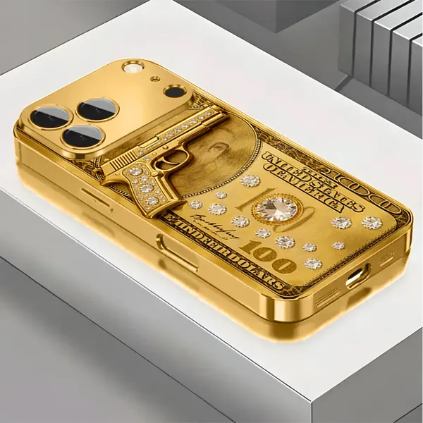 Black_Gold_Decorative_Phone_Case_for_Smartphones