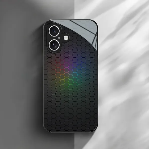 Black_Honeycomb_Pattern_Phone_Case