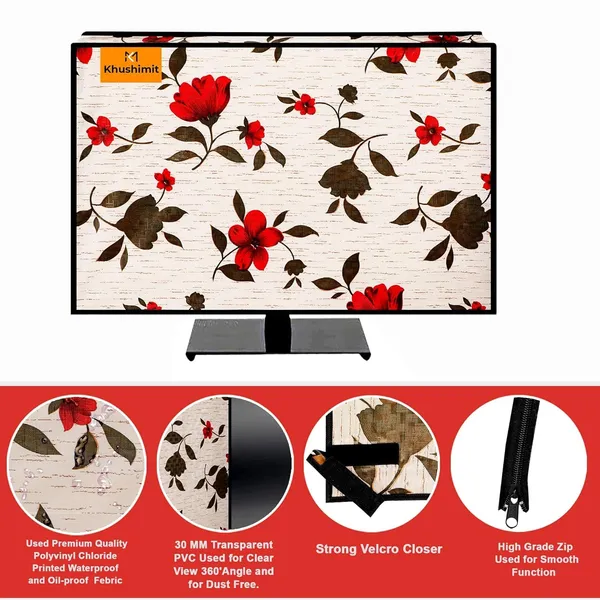 55_Inch_Led_Lcd_Smart_Tv_Cover_Transparent_30_Mm_Polythene_Layer_For_Clear_View_And_Dust_Free_Polyvinyl_Chloride_Waterproof_And_Oil_Proof_Fabric_55_Inch_Model_No_Km_0055001