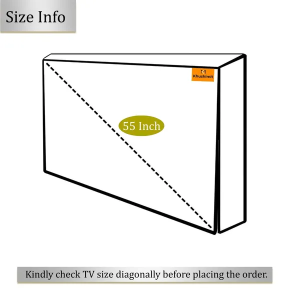 55_Inch_Led_Lcd_Smart_Tv_Cover_Transparent_30_Mm_Polythene_Layer_For_Clear_View_And_Dust_Free_Polyvinyl_Chloride_Waterproof_And_Oil_Proof_Fabric_55_Inch_Model_No_Km_0055001