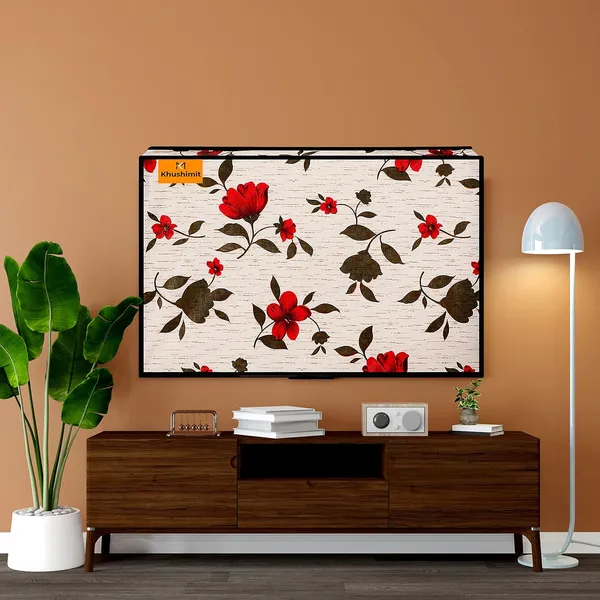 32_Inch_Tv_Cover_Comes_With_Transparent_30_Mm_Polythene_Layer_For_Clear_View_And_Dust_Free_Polyvinyl_Chloride_Waterproof_And_Oil_Proof_Fabric_Used_Km_0032001