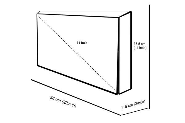 24_Inch_Tv_Cover_Comes_With_Transparent_30_Mm_Polythene_Layer_For_Clear_View_And_Dust_Free_Polyvinyl_Chloride_Printed_Waterproof_And_Oil_Proof_Fabric_Used_Wxhxd_In_Inches_22x14x3
