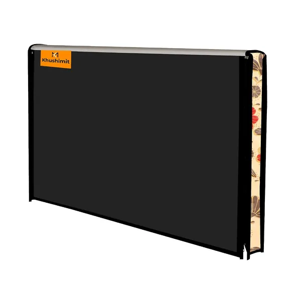 43_Inch_Led_Lcd_Smart_Tv_Cover_Comes_With_Transparent_30_Mm_Polythene_Layer_For_Clear_View_Dust_Free_Polyvinyl_Chloride_Waterproof_And_Oil_Proof_Fabric_Used_43_Inch_Km_43002