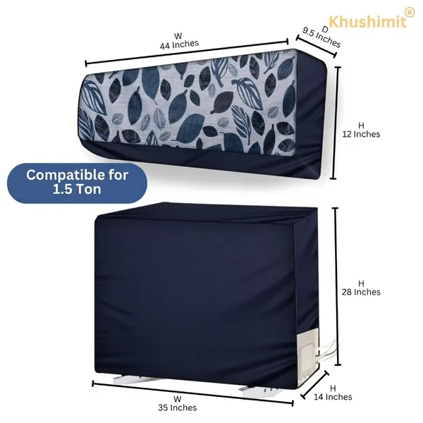 Split_Ac_Cover_Set_For_Indoor_And_Outdoor_Unit_Water_Resistance_Dustproof_With_Sunlight_Rust_Scratch_Protection_Premium_Durable