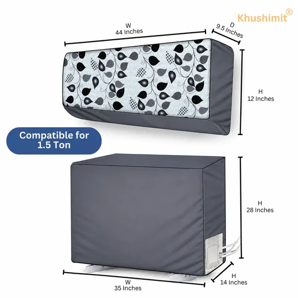 Split_Ac_Cover_Set_For_Indoor_And_Outdoor_Unit_Water_Resistance_Dustproof_With_Sunlight_Rust_Scratch_Protection_Premium_Durable