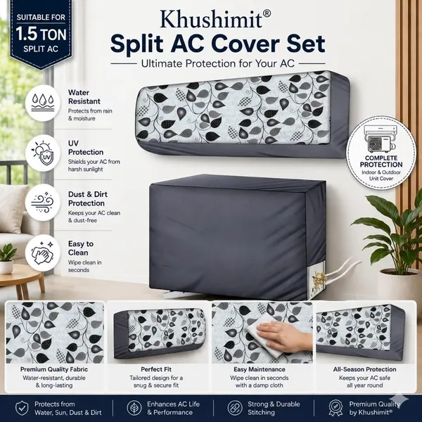 Split_Ac_Cover_Set_For_Indoor_And_Outdoor_Unit_Water_Resistance_Dustproof_With_Sunlight_Rust_Scratch_Protection_Premium_Durable