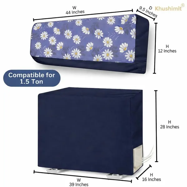 Split_Ac_Cover_Set_For_Indoor_And_Outdoor_Unit_Water_Resistance_Dustproof_With_Sunlight_Rust_Scratch_Protection_Premium_Durable