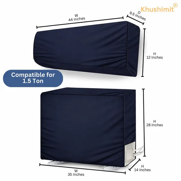 Split_Ac_Cover_Set_For_Indoor_And_Outdoor_Unit_Water_Resistance_Dustproof_With_Sunlight_Rust_Scratch_Protection_Premium_Durable