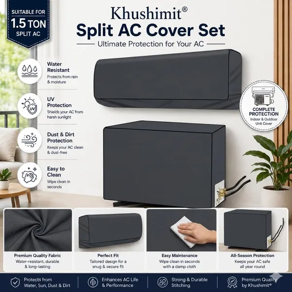 Split_Ac_Cover_Set_For_Indoor_And_Outdoor_Unit_Water_Resistance_Dustproof_With_Sunlight_Rust_Scratch_Protection_Premium_Durable