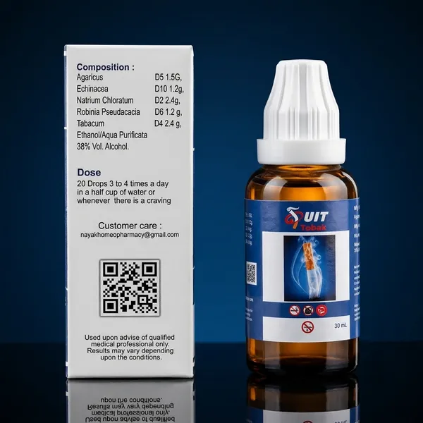 UIT_Tobak_Tobacco_Quitting_Liquid_30_Ml_(Pack_Of_3)