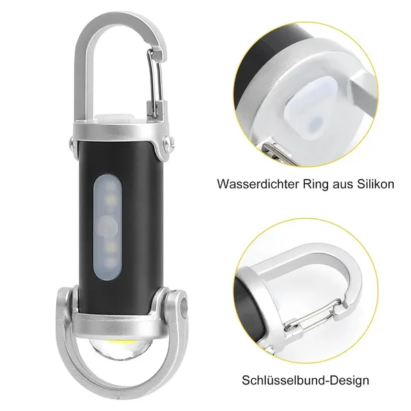 Cob_LED_Usb_Rechargeable_Carabiner_Keychain_Flashlight_-_Pack_of_2