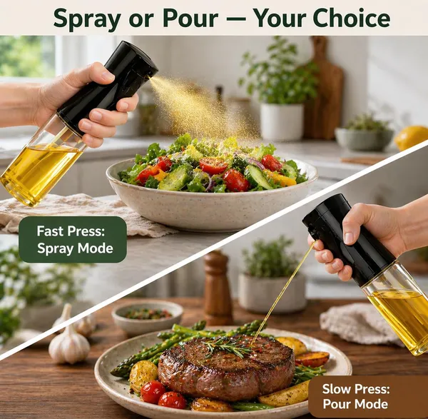 220Ml_Refillable_Fine_Mist_Oil_Spray_Bottle_For_Cooking_-_Pack_of_2