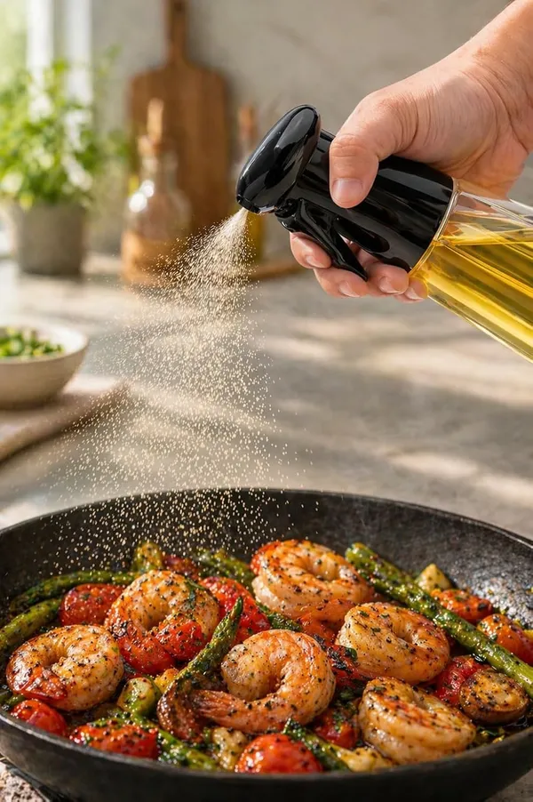 220Ml_Refillable_Fine_Mist_Oil_Spray_Bottle_For_Cooking_-_Pack_of_2