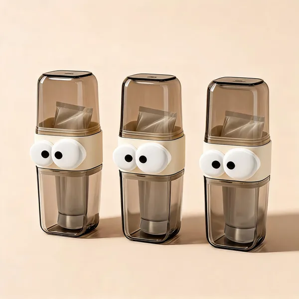 3-In-1_Eyeball_Cartoon_Travel_Toothbrush_Case_With_Rinsing_Cups_Pack_of_2