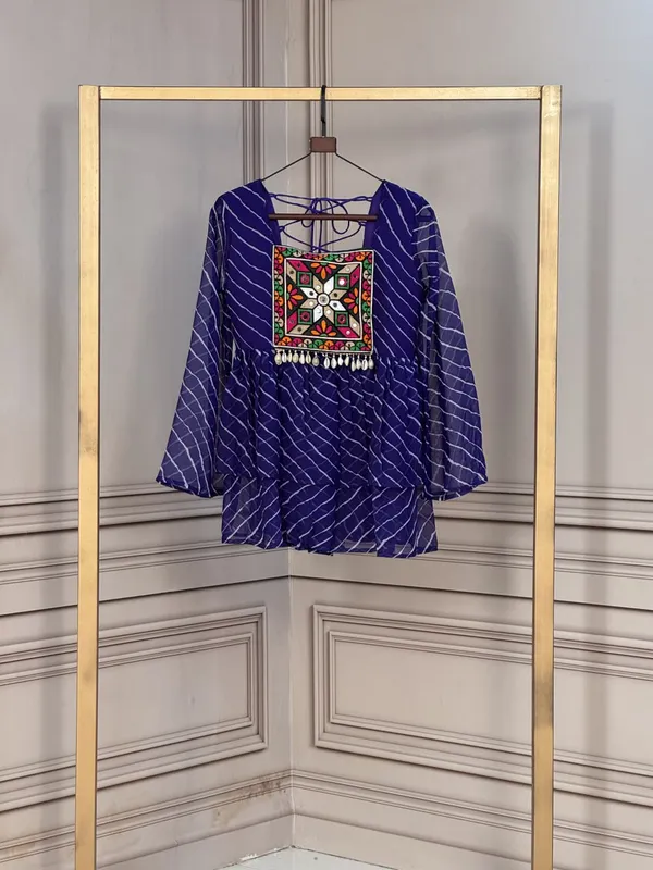 Purple_Printed_Embroidered_Kurti_For_Women
