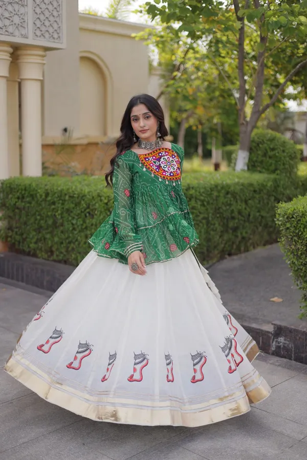 Green_Georgette_Printed_Anarkali_Lehenga_Set_For_Women